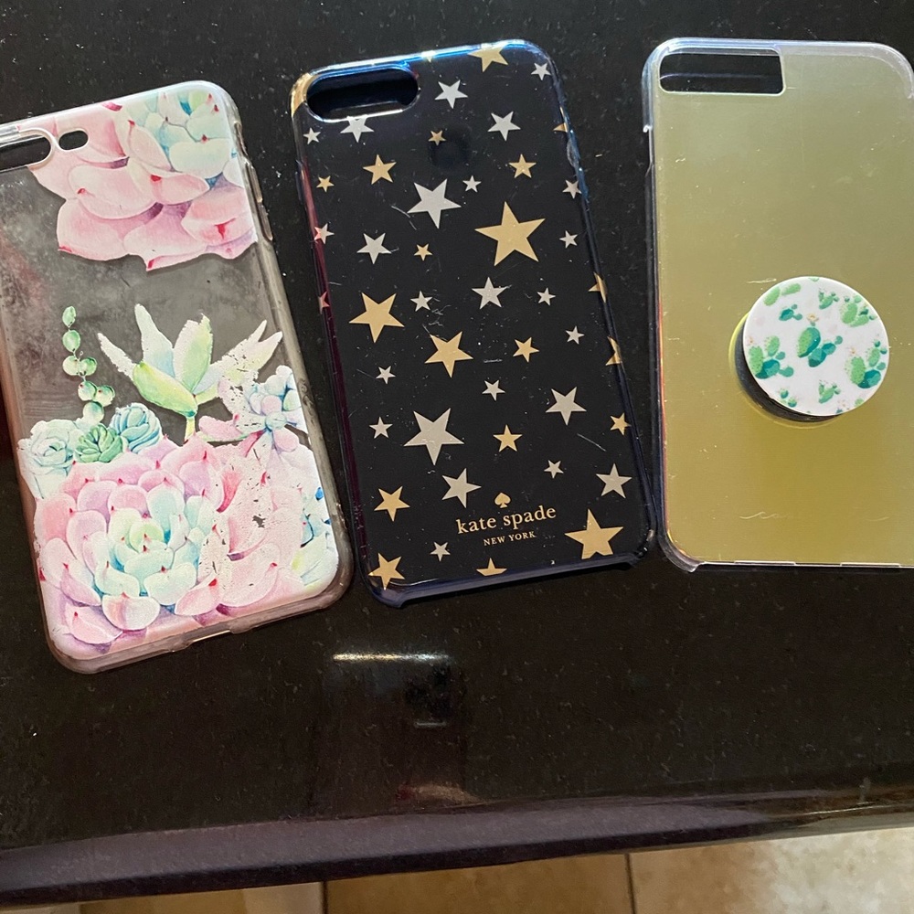 Three iPhone plus cases